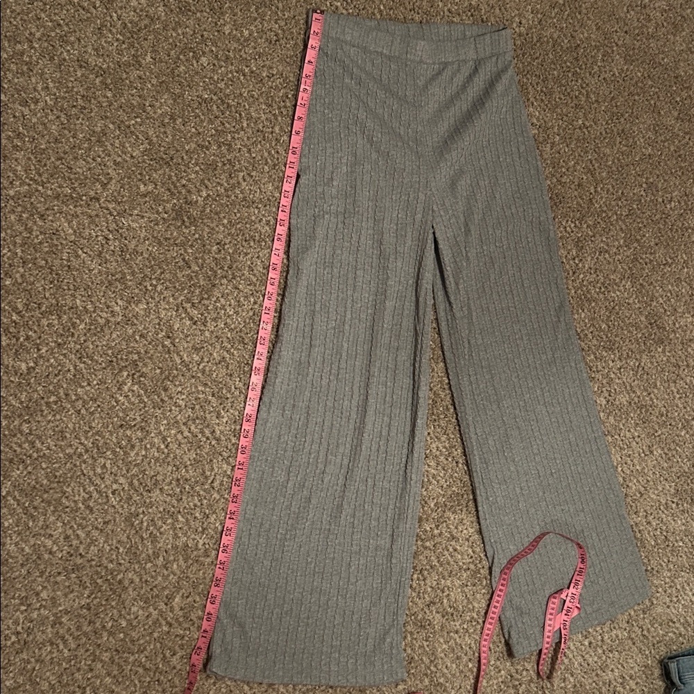 Counterparts Heather Gray Ribbed Sweater and pants set - Picture 5 of 8
